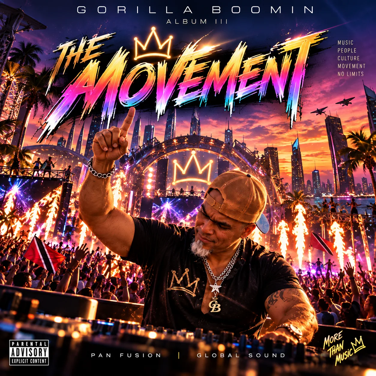 Gorilla Boomin The Movement Album III concept cover artwork