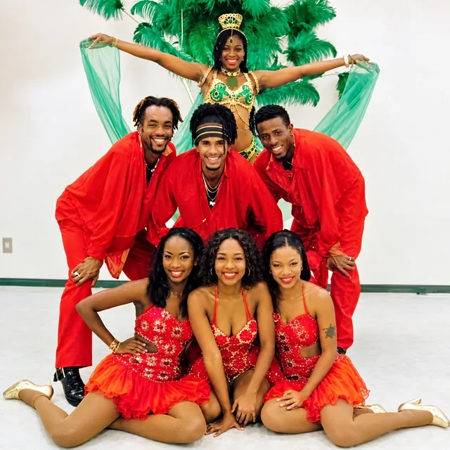 Caribbean stage ensemble